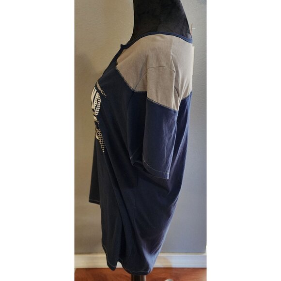 NFL New England Patriots T-Shirt Womens XXL Team Apparel Majestic Football - Picture 6 of 13